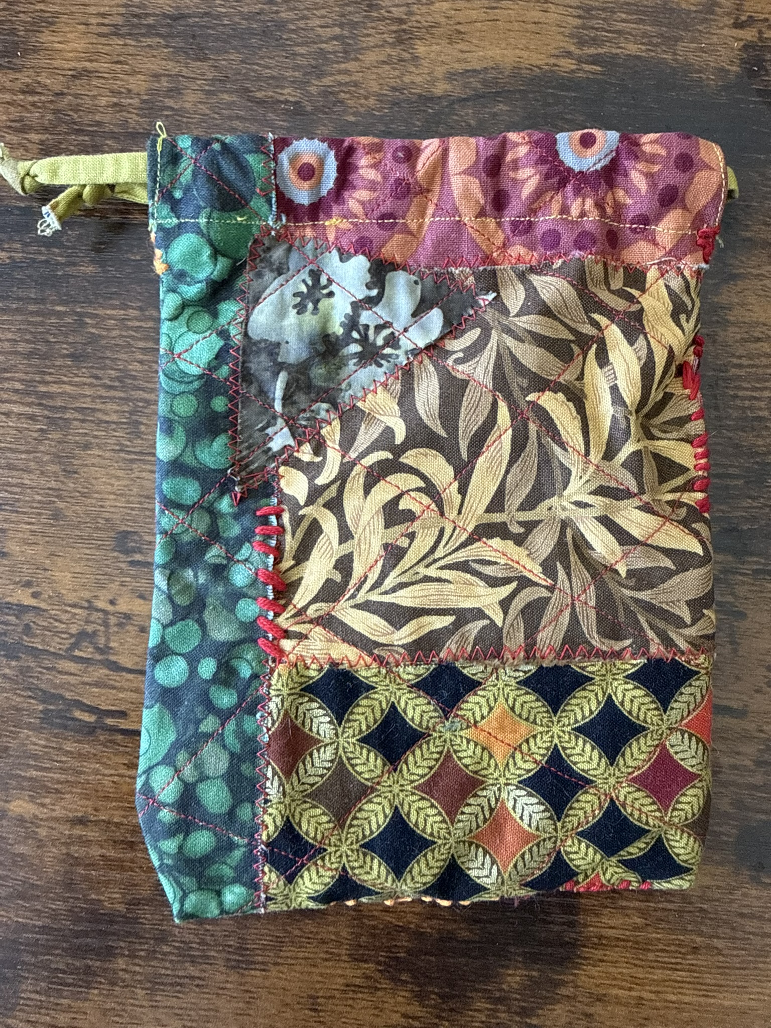 Patchwork pouch
