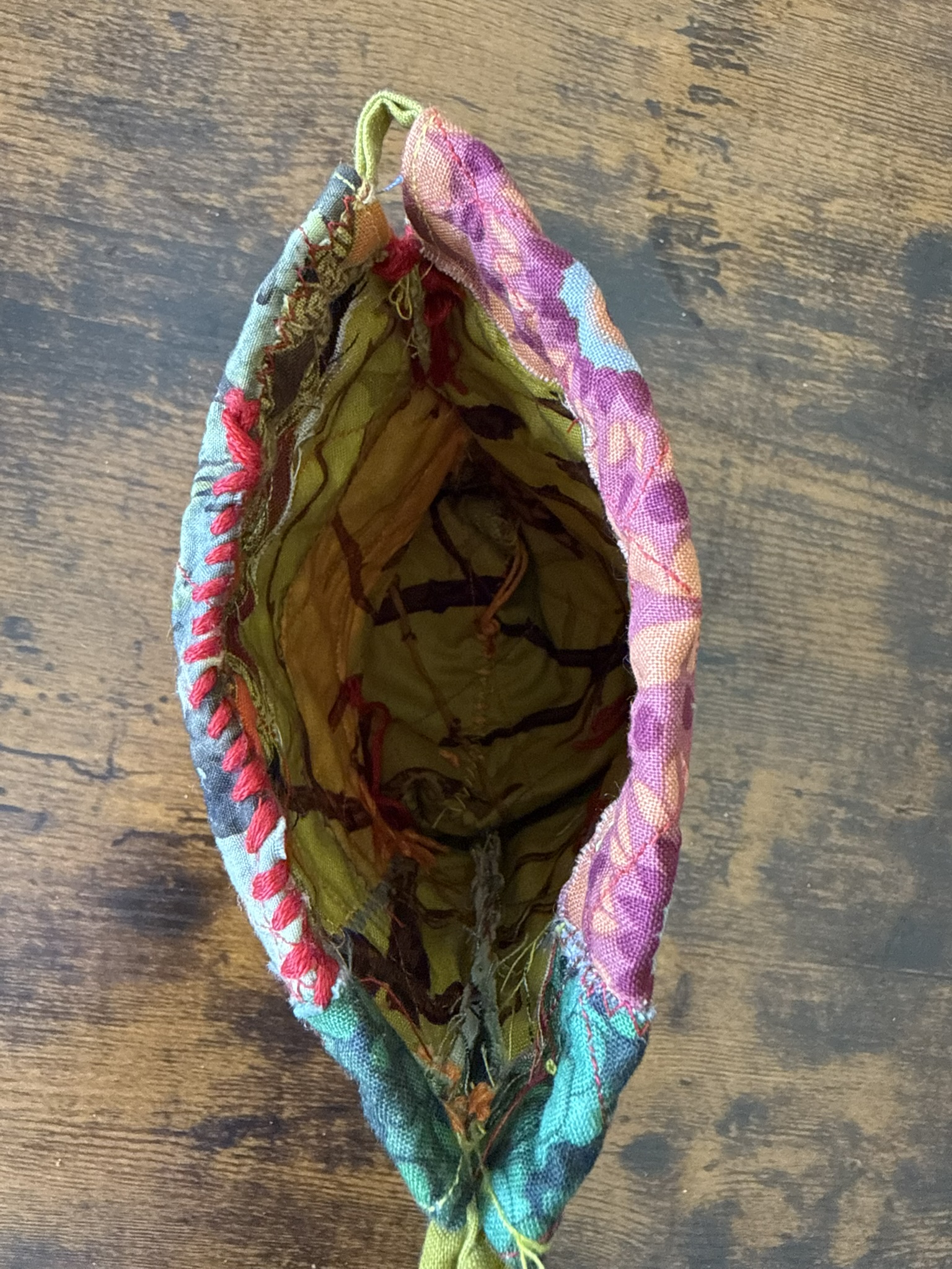Patchwork pouch