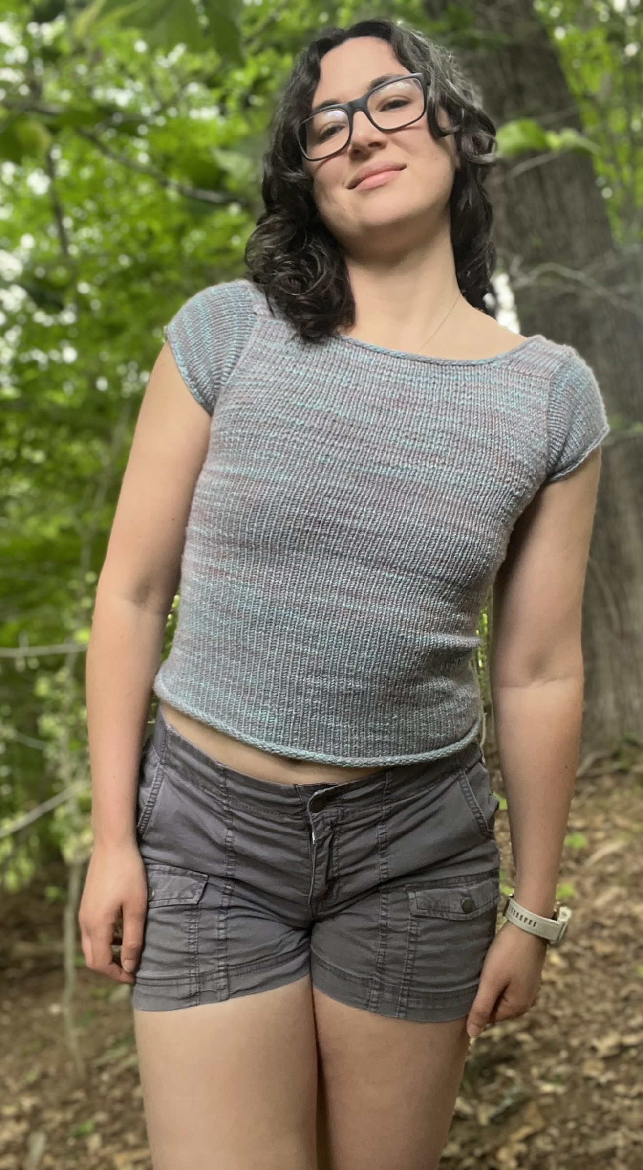 Knitted tee